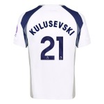 Günstige Fußballtrikots Tottenham Hotspur Kulusevski 21 Kinder Heimtrikot 2025-26 Kurzarm